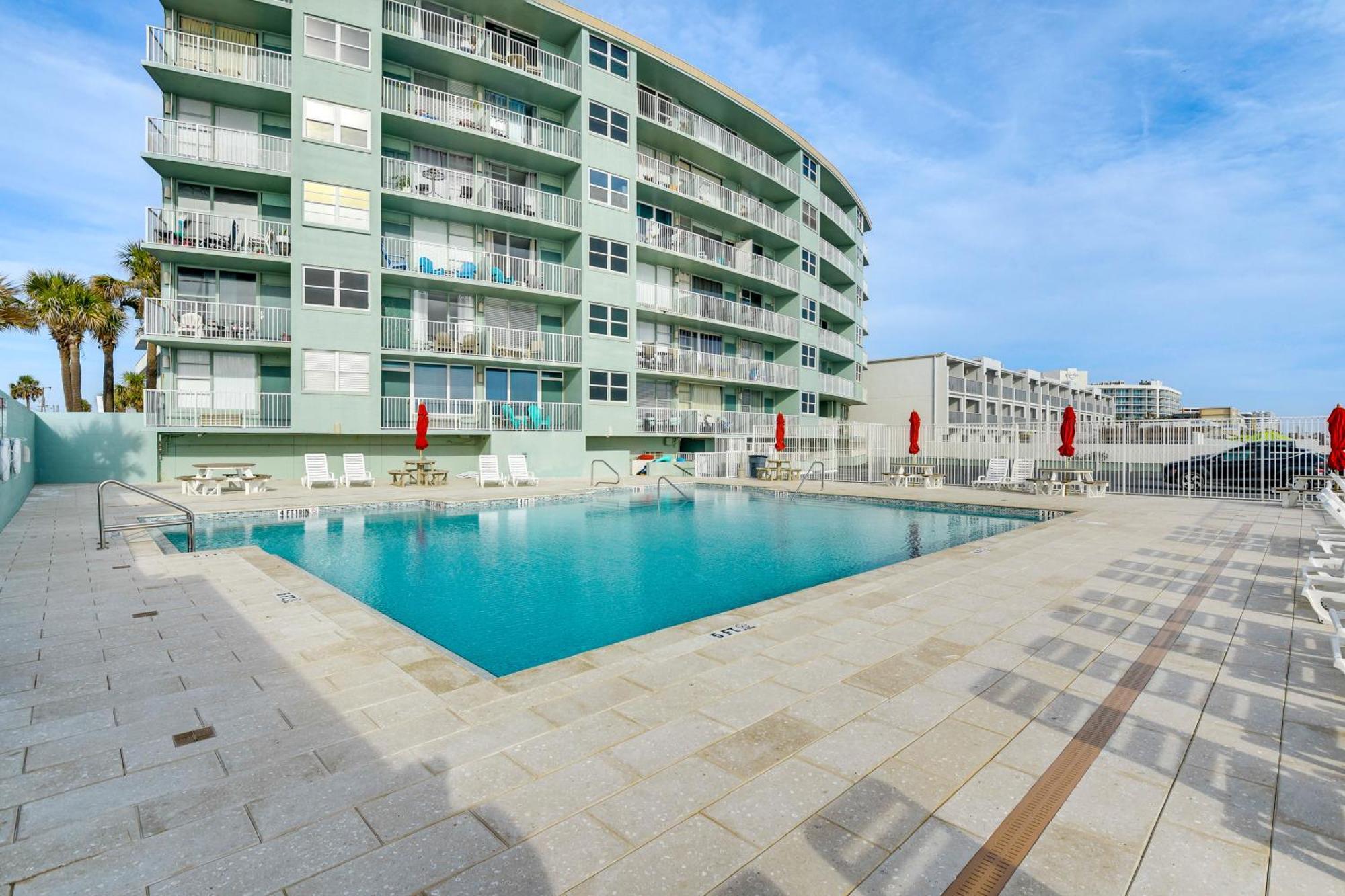 Updated Daytona Beach Oceanfront Studio! Exterior foto